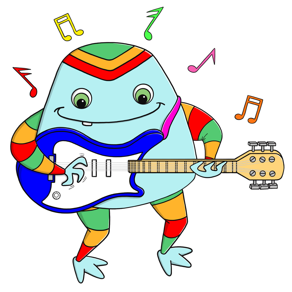 Fizzy Guitar Toddler Short Sleeve Tee