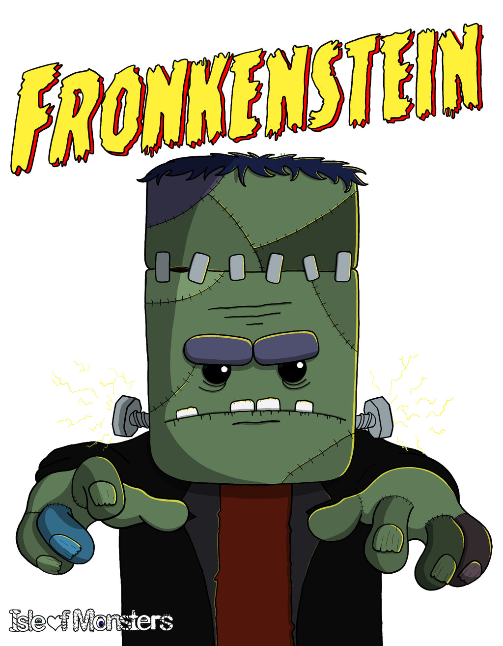 Fronkenstein Youth Short Sleeve T-Shirt