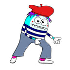 Mime Time — Camiseta de manga corta para niño pequeño