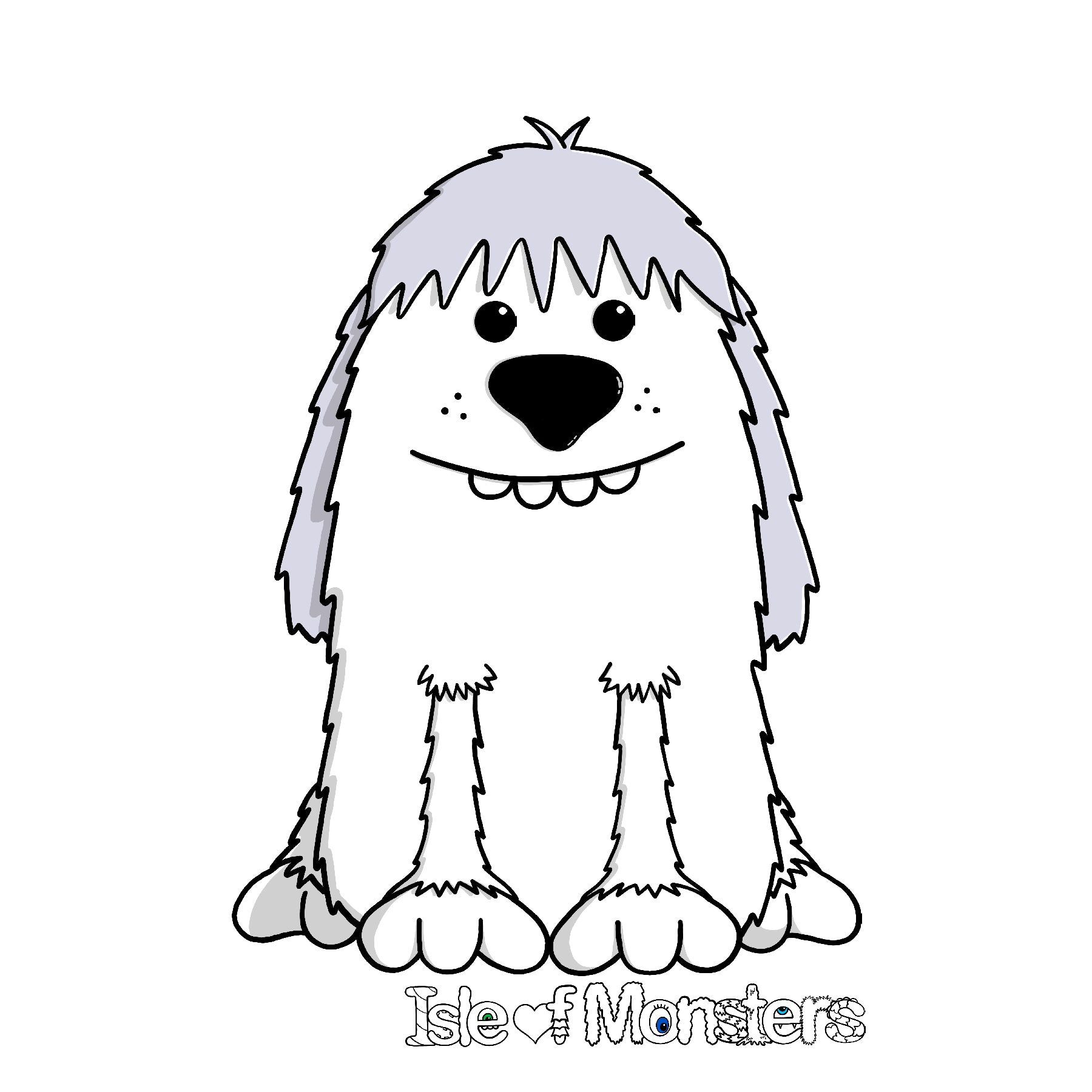 Isle of Monsters Moogie Dog Cute Monster Graphic T-Shirt – 100% Cotton, Toddler