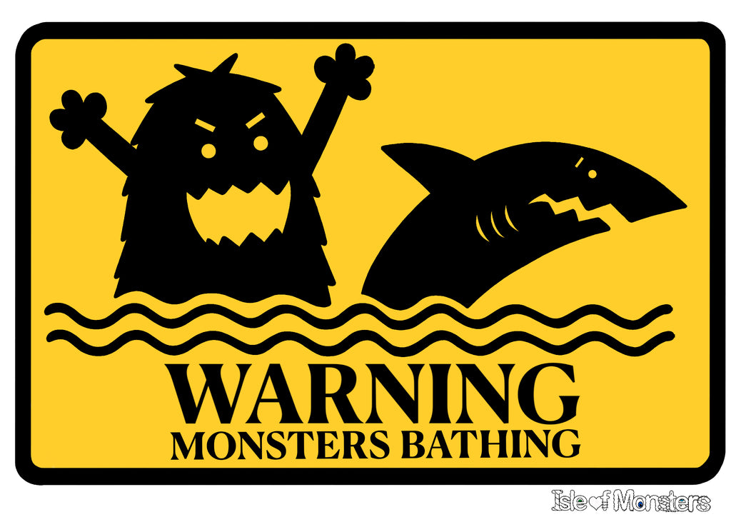 Monstruos bañando Camiseta de manga corta para bebé