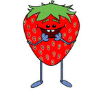 Isle of Monsters Strawberry Monster Graphic T-Shirt – 100% Cotton, Toddler